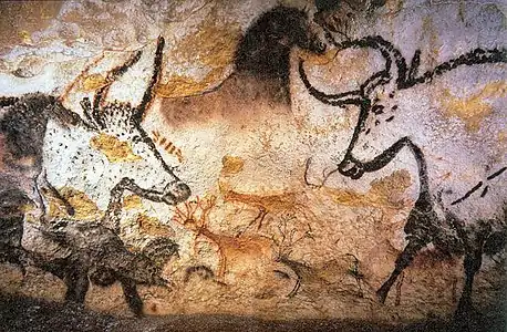 Image 71Lascaux, Bulls and Horses (from History of painting)