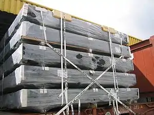 Polyester lashing application