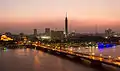 Cairo Tower at sunset