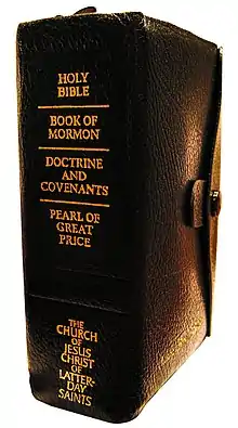 Image 11The Standard Works constitute the LDS Church scriptural canon (from Mormonism)