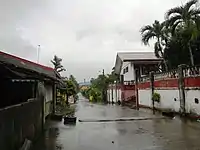 Street in Poblacion Laurel