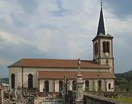 The church in Laval-sur-Vologne