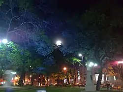 Moonlight at Dr. Augusto Silva Square