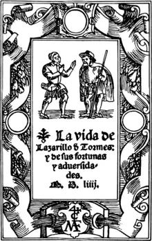 Image 23The modern picaresque began with the Spanish novel Lazarillo de Tormes (1554) (title page) (from Picaresque novel)