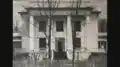 Old photo of the LeRay Mansion with original balustrades