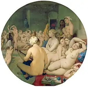 Jean Auguste Dominique Ingres: The Turkish Bath, 1862 (Louvre, Paris)