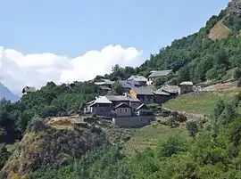 View of the village, from the road to Hermillon