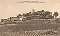 The village about 1900, showing ancient chateau