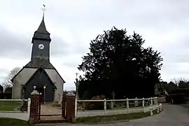 The church in Le Planquay