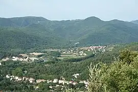 A general view of Le Poujol-sur-Orb