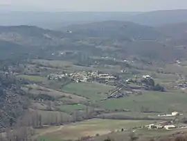 A general view of the village of Revest-des-Brousses