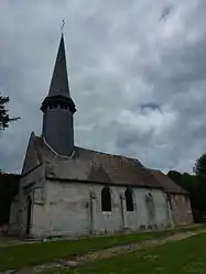 The church in Le Troncq