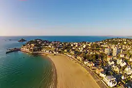 Aerial view of Le Val-André