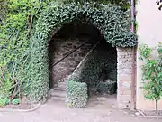 Staircase to the larger loggia