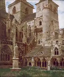 Le cloître de Tréguier, 1925