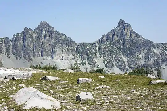 The Squaw (left) and The Chief (right)