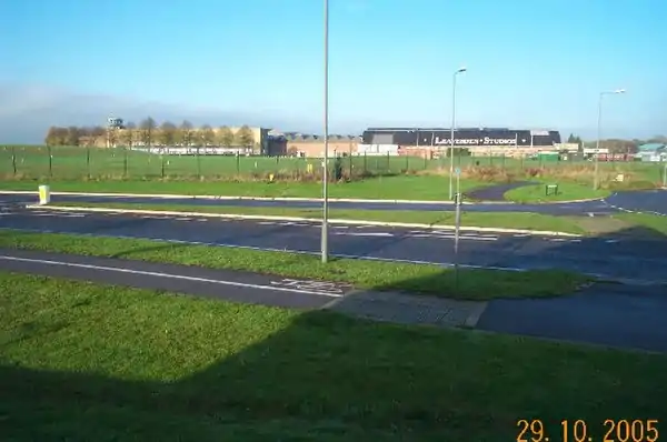 The old "Leavesden Studios" sign in 2005