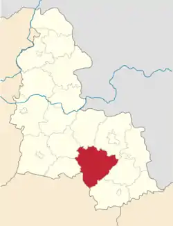 Raion location in Sumy Oblast