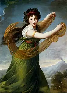 Portrait of Pélagie Sapieżyna-Potocka, Louise Élisabeth Vigée Le Brun, 1794