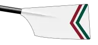 Image showing the rowing club's blade colours