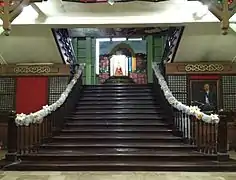 grand staircase in the building interior