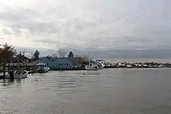 Leipsic waterfront along the Leipsic River