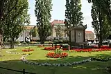 Memorial to mayor Müller in the Lower Park