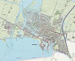 Map of Lemmer