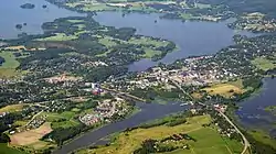 Aerial view of Lempäälä