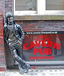 Image 52Statue of John Lennon of The Beatles at The Cavern Club, Liverpool (from North West England)