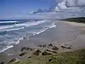 Looking toward Lennox Head from the northern end of Seven Mile Beach