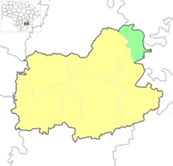 Location of Lentvaris Eldership