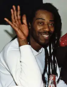 Williams during his stint with Big Audio Dynamite in San Francisco, 1987