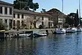 Canal building at Les Onglous.