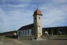 The church in Les Plains