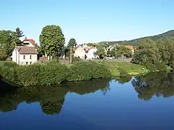 Lety over the Berounka River