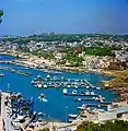 Panorama of the harbour of Leuca