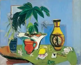 Still-life with Yellow Vase