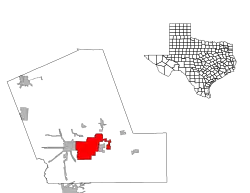 Location of Liberty, Texas