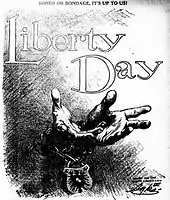 Award-winning cartoon promoting liberty bonds