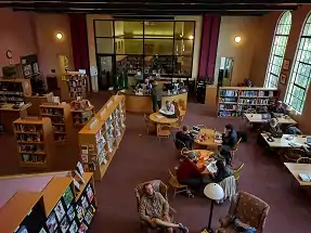 The Main floor of the Sausalito Library. Photo used with permission from Augie Webb