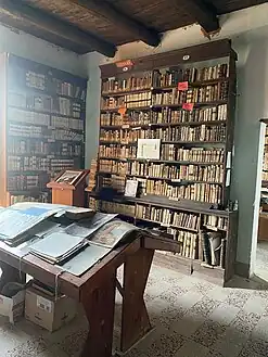 Inside of the library of the Capuchins in the Convent of St. Peter Alli Marmi.