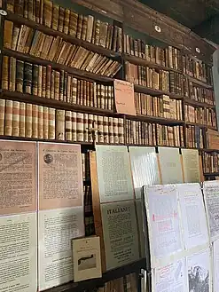 Inside of the library of the Capuchins in the Convent of St. Peter Alli Marmi.