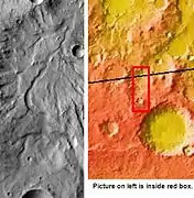 Libya Montes with valley networks (THEMIS).