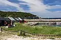 Lickershamn fishing village.