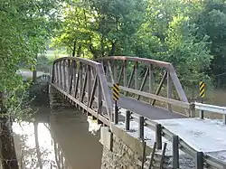 Lickford Bridge, which spans Indian Creek in the township