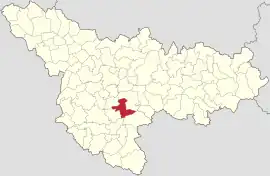 Location in Timiș County