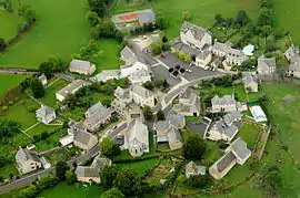 An aerial view of Lieutadès