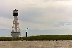 Lighthouse at Port Eads