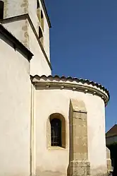 Part of the church in Ligny-en-Brionnais